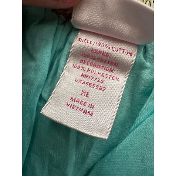 Y2k Liberty of London Target Floral Blue Tulle Layered Cottagecore Skirt Girl XL - Picture 7 of 8